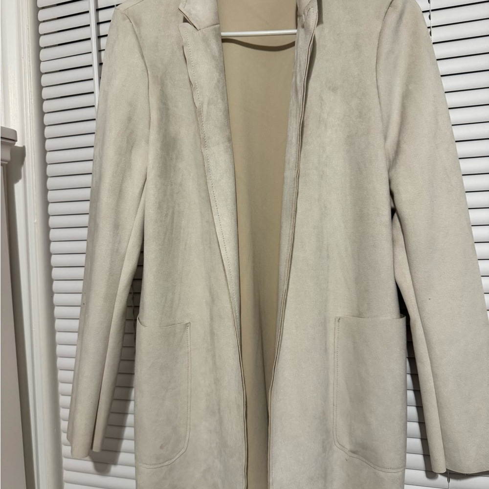 Elegant Cream Women's Coat